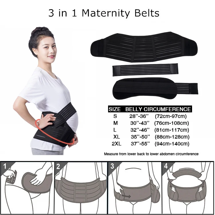 Medical Pregnant Women Wear Back Support Pregnancy Belly Band Maternity ...