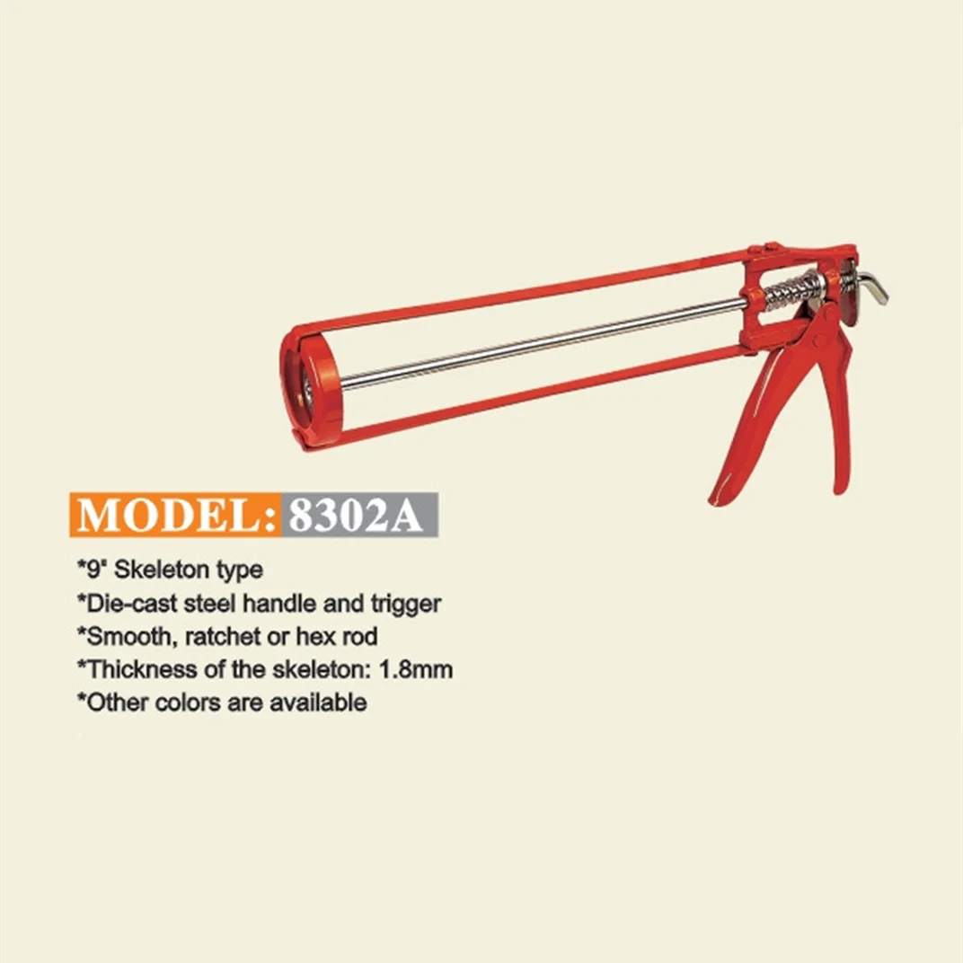 John Tools 8302a 9" Skeleton Caulking Gun Thrust Ratio 101heavy Duty