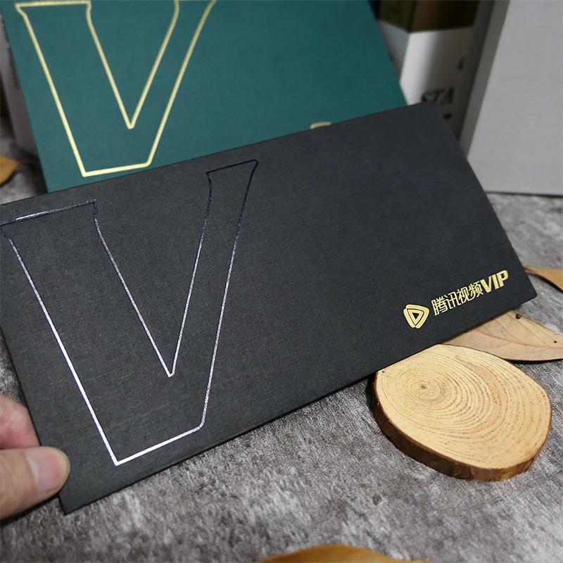 Gift Black Paper Envelope Packaging Money Gift Envelopes Recycled