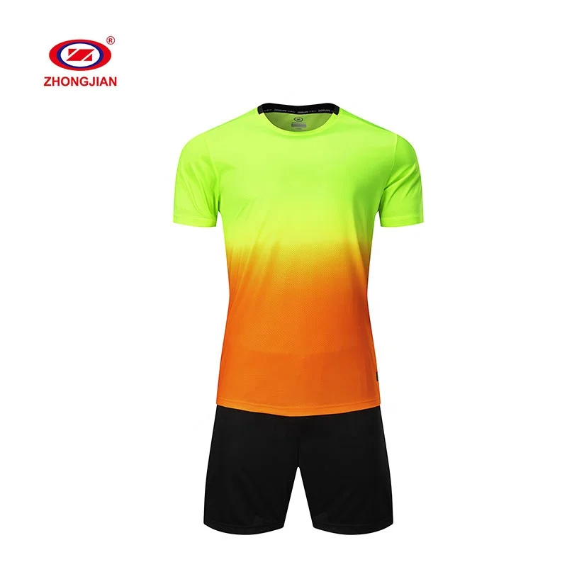 Wholesale Wholesale customize blank plain football jersey set soccer jersey  with logo design From m.
