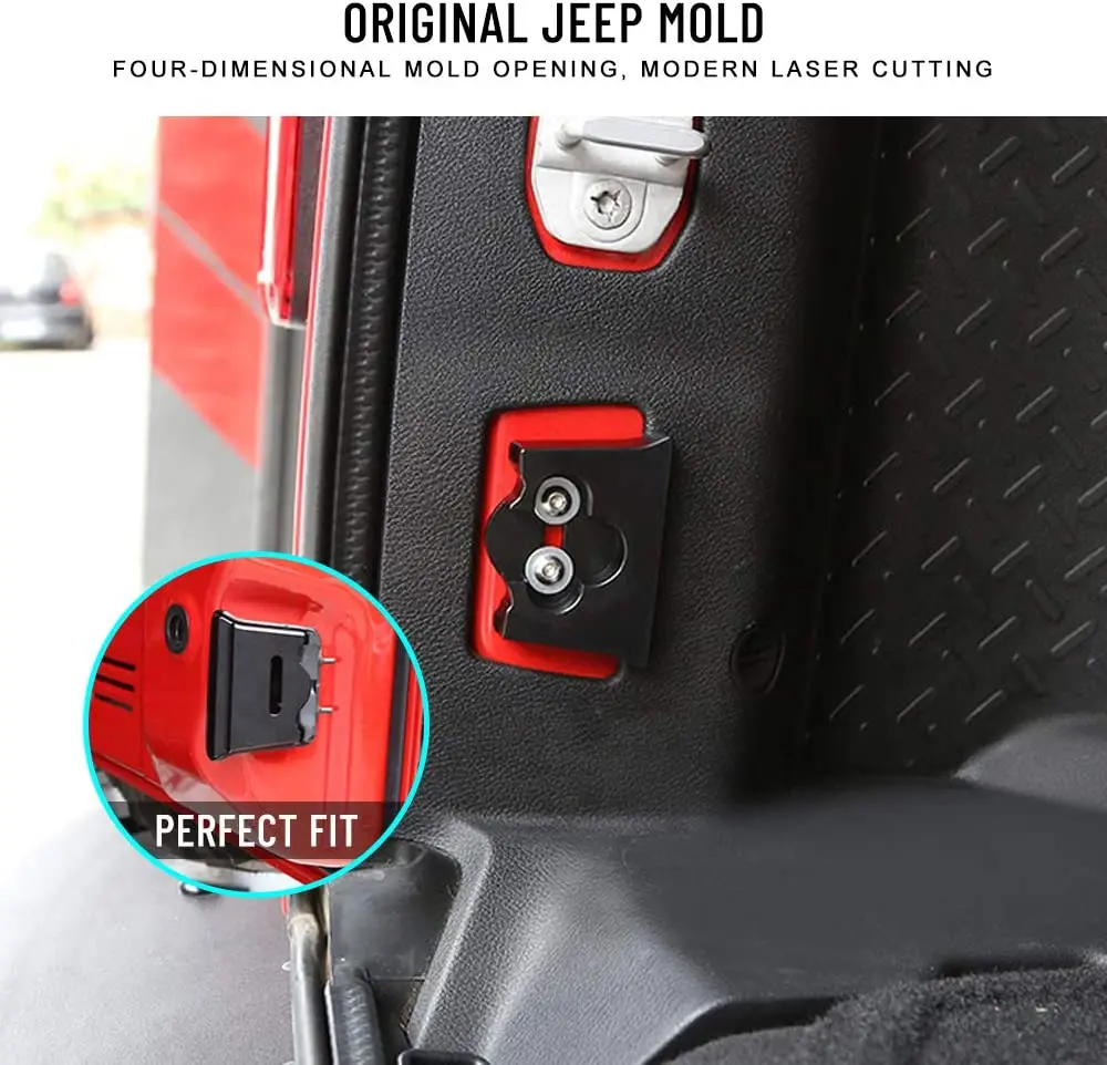 Tailgate Latch Bumper Stop Tailgate Alignment For 2007-2017 Jeep Wrangler Jk  Jku - Buy Aluminum Tailgate Stopper Fit Jeep Tailgate Catch,For Wrangler Jk  Tailgate Accessories,For Jeep Wrangler Tailgate Stoper Product on  
