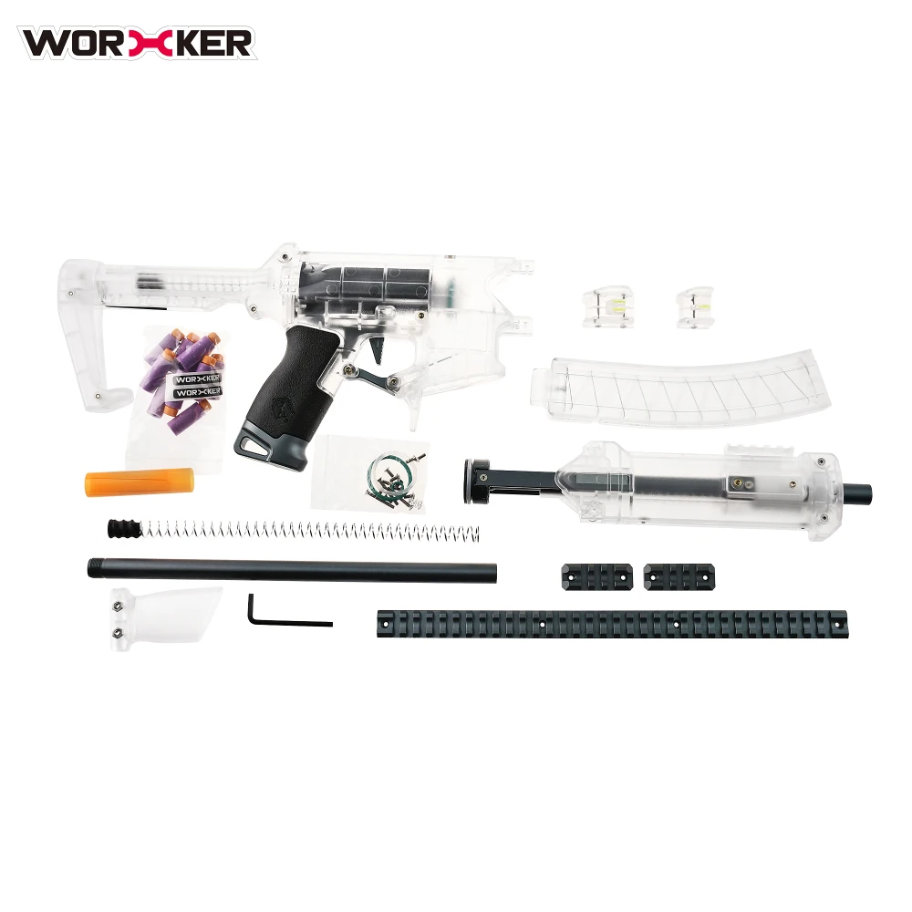 Worker Clear Seagull Blaster - Precision Foam Darts Gun