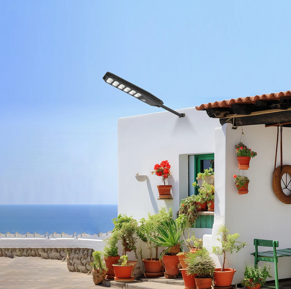 Smart Solar Lighting Lamp 300W 400W 500W 600W Radar Motion Sensor Integrated Solar Street Light