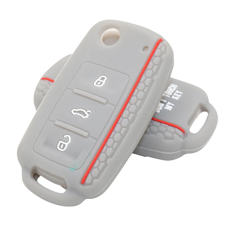 Funny Expression Personality Key Cover Car Silicone Key protection Cover Car Interior Accessories