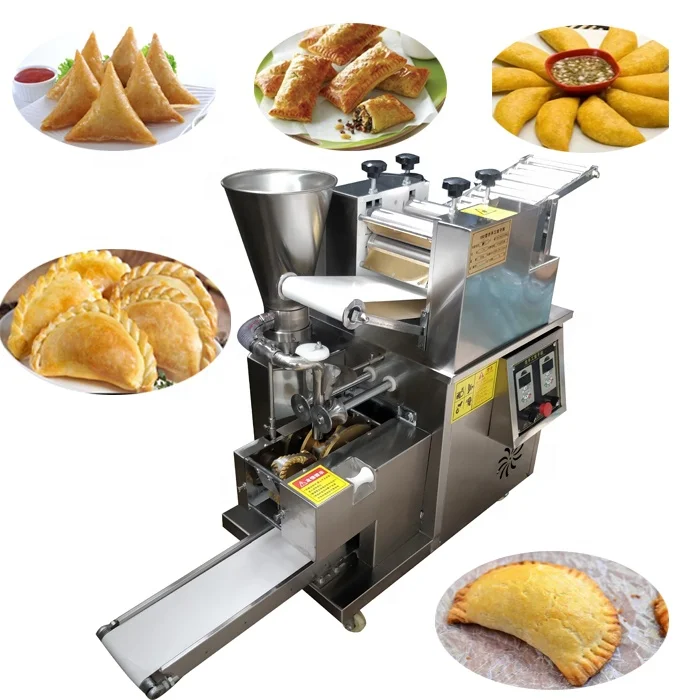 USA/Canada 110v 220v 240v 12/15cm automatic big size empanada machine/large dumpling samosa making machine