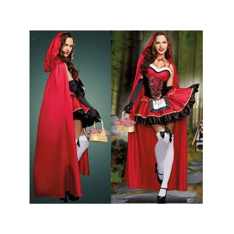 Disfraz De Capo Rojo Para Mujer,Ropa De Boutique De Halloween Para Fiesta  De Cosplay - Buy Halloween Ropa De Boutique,Caperucita Roja,Vestido De Las  Mujeres Product on 