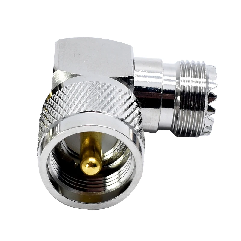 UHF Male Clamp Right Angle for RG213 PL259 Clamp