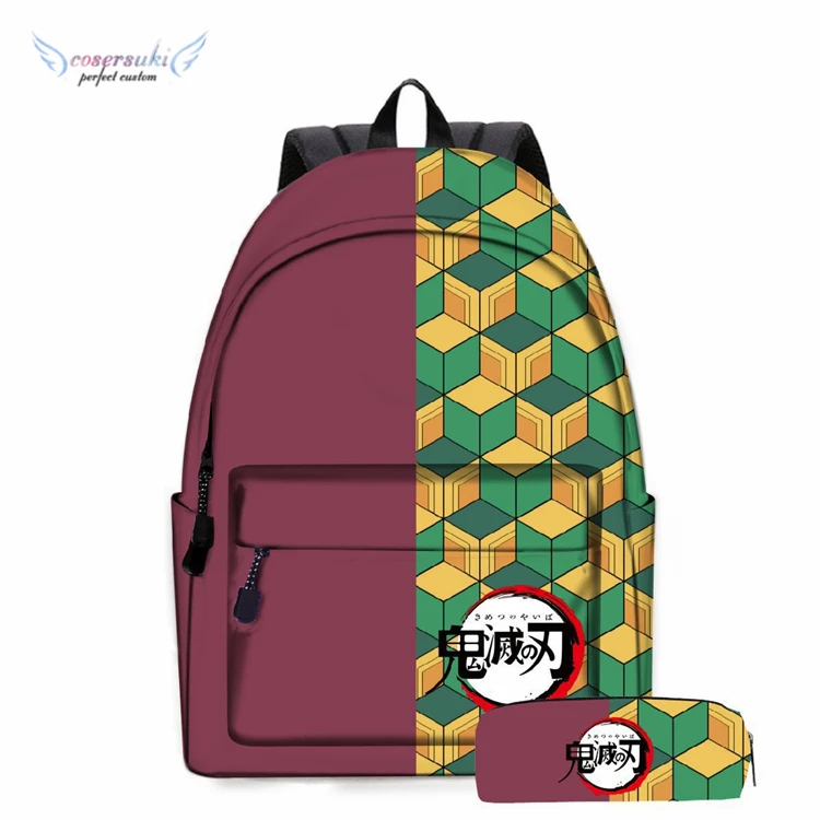 Anime Bag Demon Slayer Kimetsu No Yaiba Tomioka Giyuu Backpack Schoolbag  Pencil Case Two Piece Set - Buy Anime Demon Slayer Kimetsu No Yaiba  Backpack,Schoolbag Pencil Case,Travel Backpack Product on 