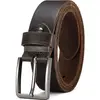Ceinture marron moka pleine fleur