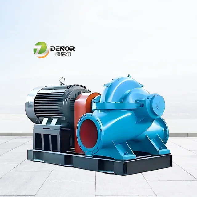 Large Capacity Horizontal Single Stage Middle-Open Spiral Double Suction Split Case Centrifugal Pump End Suction Pump