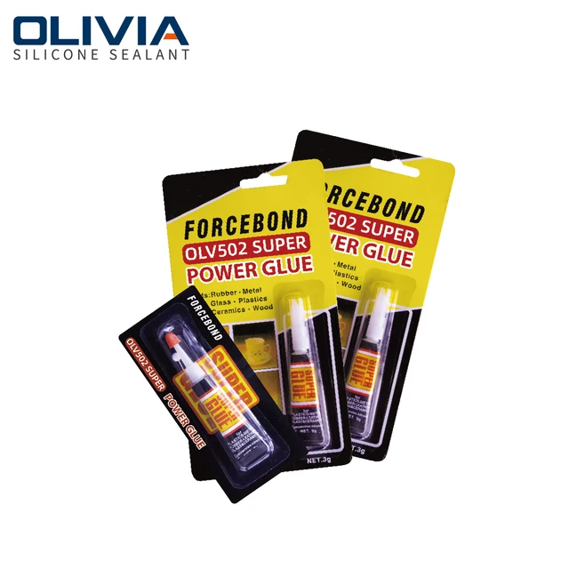 Direct selling strong adhesion silicone clear cyanoacrylate adhesive instant super glue for surface bond