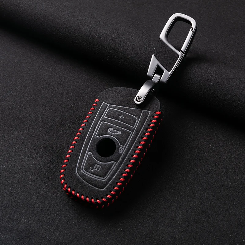 Leather Car Remote Key Case Cover For Bmw Series X X X