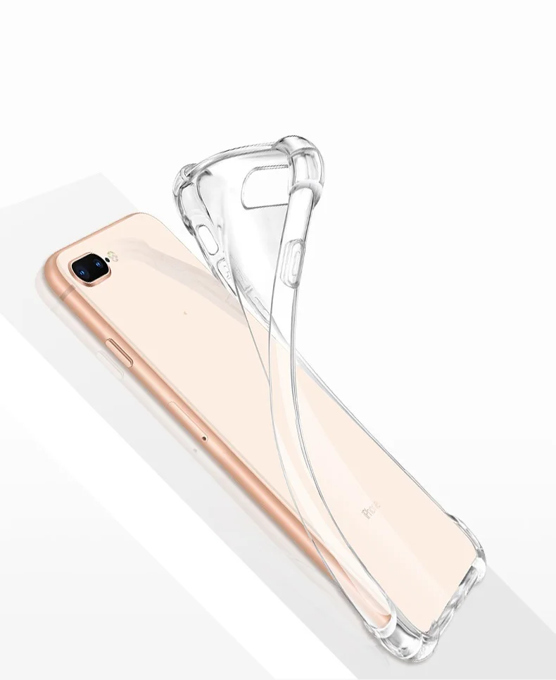For New iPhone 12 Transparent Clear Anti Shock TPU+Acrylic 1.5MM Cell Phone Case Back Cover Wholesale