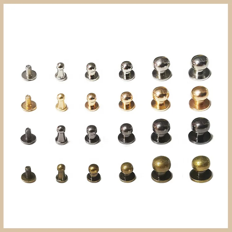 Заклепки с круглой головкой Spot аксессуары для ремня заклепки из чистой меди пустышки «сделай сам»