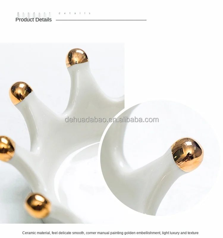 Custom Ceramic Ring Holder Jewelry Crown Shape Ring Trinket Tray Dish Birthday Wedding Festival Gifts.jpg