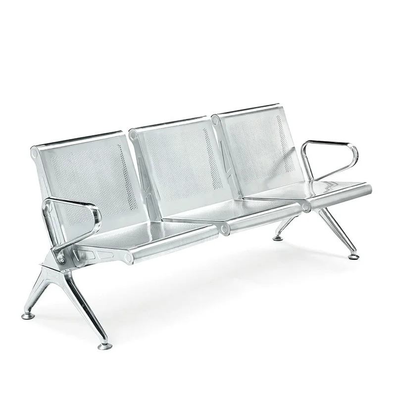 stainless steel gang chair