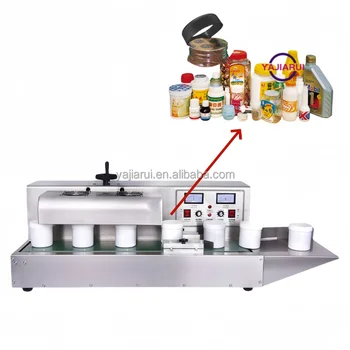 Professional Service Commercial Continuous Type Foil Sealing Machine For Bottle Reliable Quality Aluminum Foil Sealing Machine