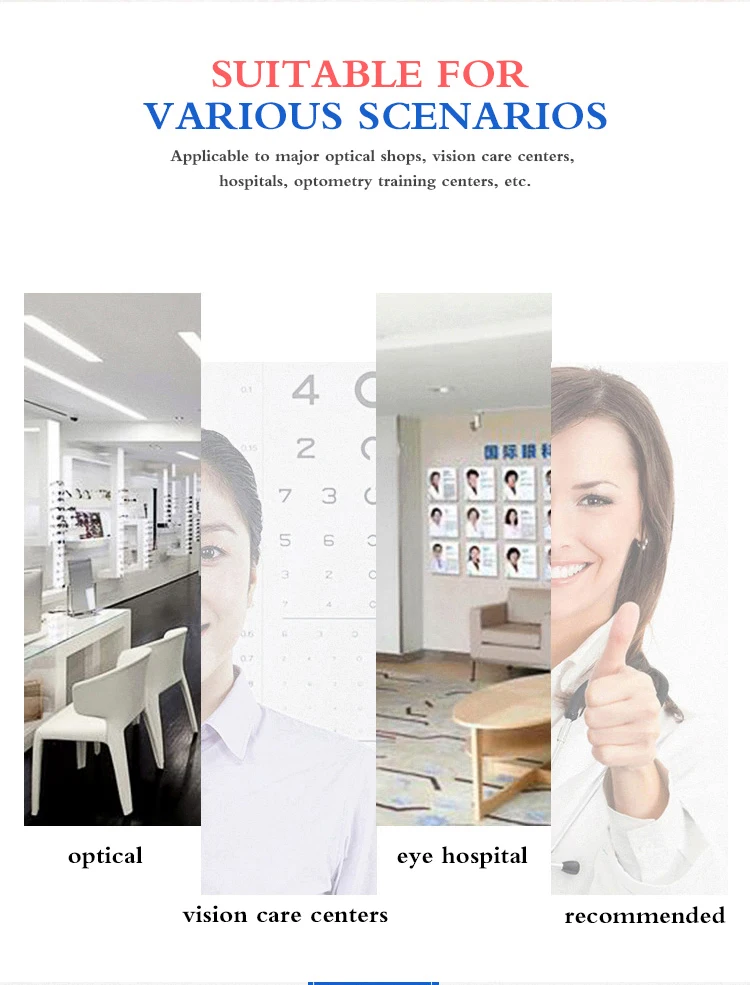 CS-700-3 Promotion High Quality Small Ophthalmic Optometry Combined Table and Chair Refraction Unit Best Price