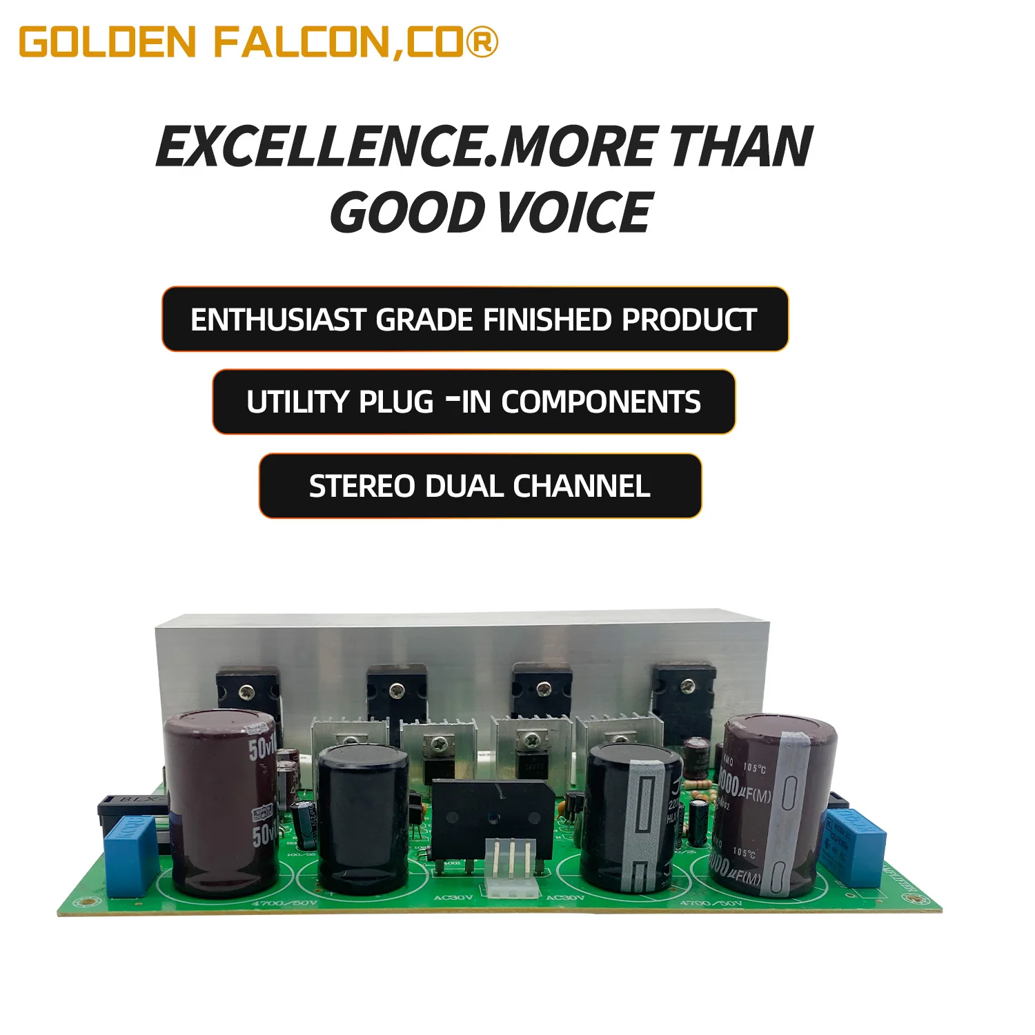 2.0 Channel Power Amplifier Board 300w High Power Amplifier Board Module Hifi Delay Relay