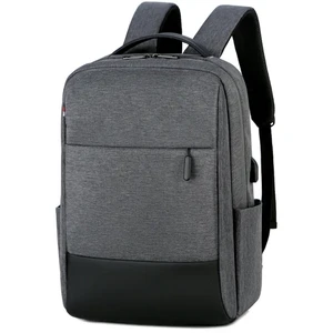 For OMASKA Business Custom Logo Frame Laptop Backpack with USB Zipper Waterproof Nylon External Frame