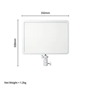 GODOX-P260C PRO Bi-Color LED Panel Light Dimmable Studio Video Light Lamp Video Production Vlogging Phones Photography detail image