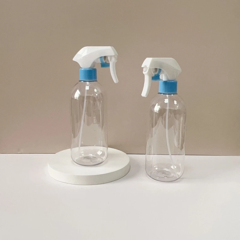 Custom  500ml PET Bottle Containers Plastic Shampoo Spray Bottles With Trigger Sprayer Bottle