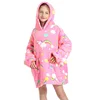 Children's warm clothing rainbow horse