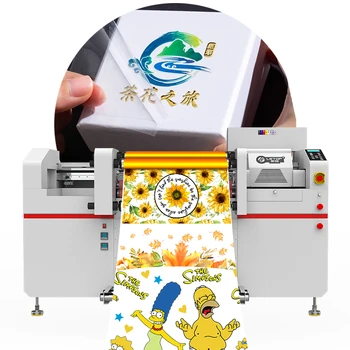New LT-705C 60CM I3200 Automatic Inkjet Printers Sticker Machine Golden Film Printing Plotter UV Label Sticker Printing Machine