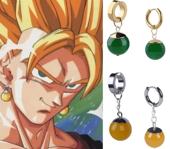 Super Dragon Ball Z Vegetto Potara Earring Cosplay Earrings Ear Stud New, Wish