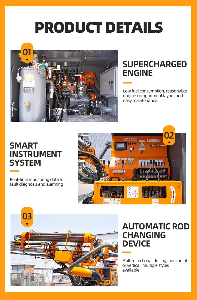 2024 Hengwang Hw-452h Crawler Mounted Blast Hole Drill Rig For Mining ...