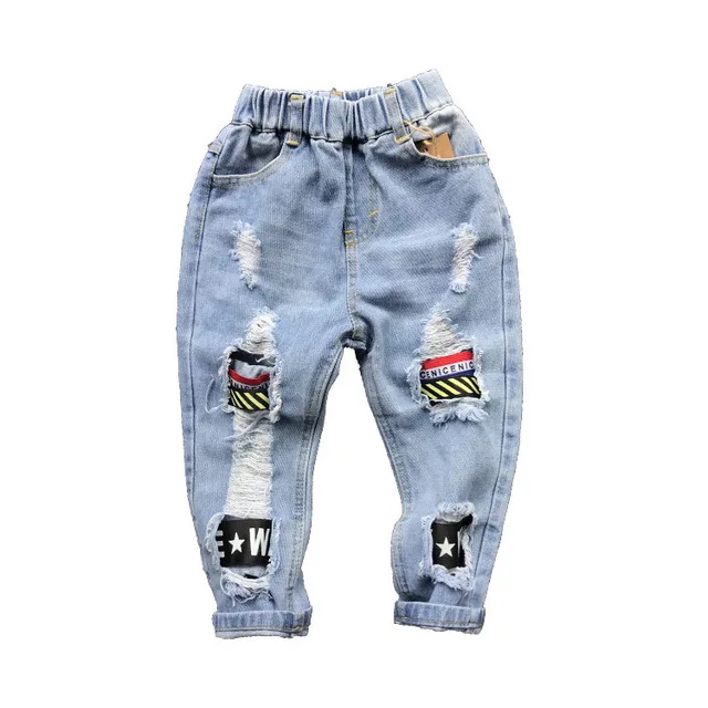NoName Jeans Blu 4A sconto 58% MODA BAMBINI Pantaloni Strappato 