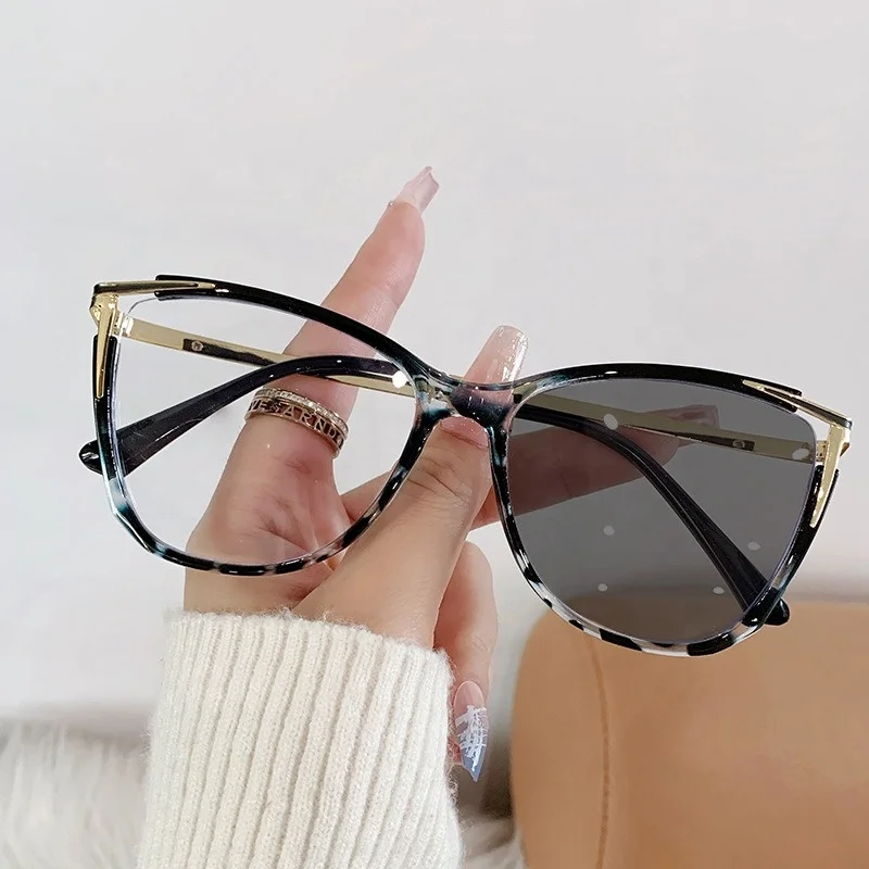 High Quality Cat Eye Eyewear PC Acetate Female Glasses