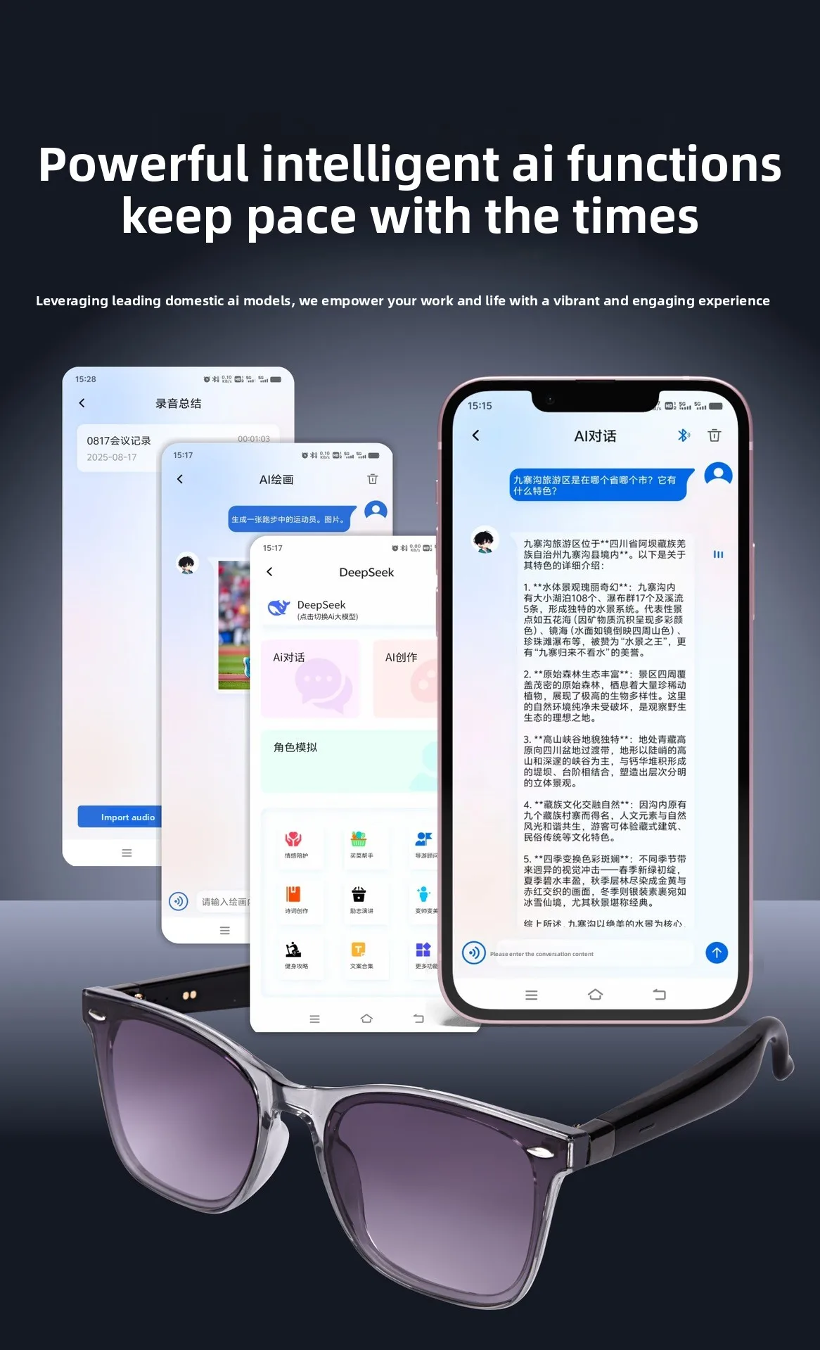 Welcome OEM Order, Factory Whole Selling Gm7 Smart Glasses For Music Call Ai Voice Translation Voice Assistant Fashion Glasses Ipx-5 Waterproof 1080p Type-c Charging App - Buy Smart Glasses bluetooth Music Call Glasses ai Voice Translation Glasses voice Assistant Fashion Glasses ipx-5 Waterproof Smart Glasses music Call Smart Glasses voice Translation Glasses fashion Voice Assistant Glasses ipx-5 Waterproof Smart Glasses pvc Frame Smart Glasses