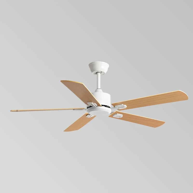 Kipas Siling BLDC Borong Lampu Ventilador DE Techo LED Boleh Laraskan 3 Bilah ABS Moden Kipas Siling dengan Cahaya dan Kawalan Jauh