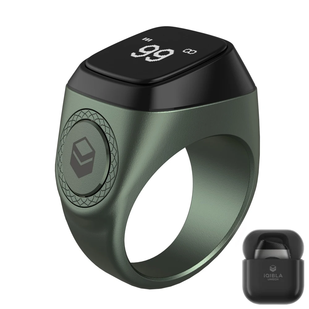 VLSQHNCF Tasbih – Anneaux De Compteur Zikr Intelligent, Compteur Tasbeeh électronique, 3 Tailles (18/20/22 Mm