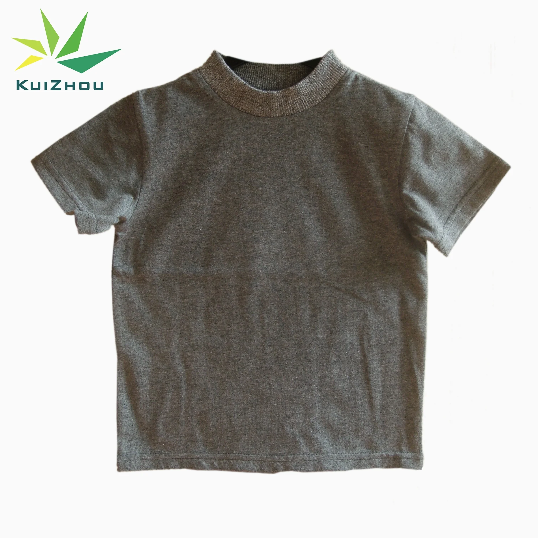 
 Летняя однотонная детская футболка из 100% хлопка  