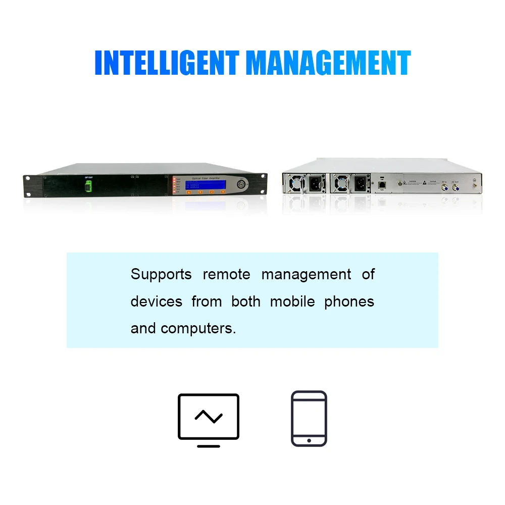 High Quality 1550nm Wireless CATV Transmitter Fiber Optic Equipment From China