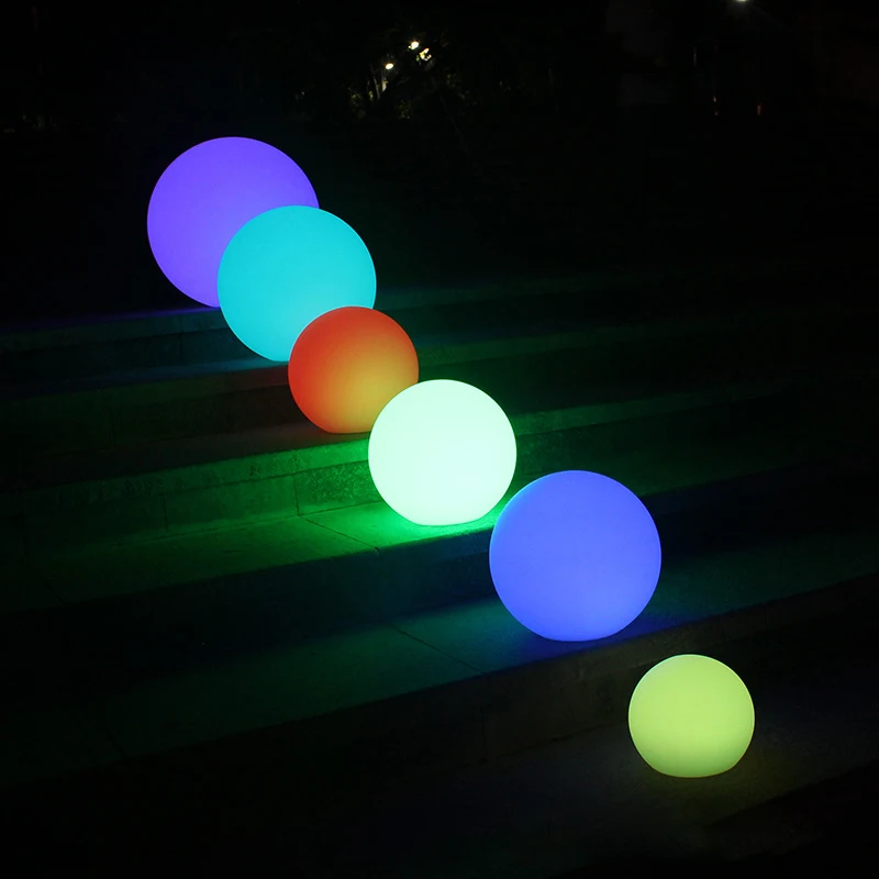 Led Ball Night Light with Remote for Pool Garden Backyard Lawn Beach Party Decor Wedding Decor Color Changing Hot Tub Lights Floating Pool Light Ip67 Waterproof Color-Changing Lights 10-Pack 