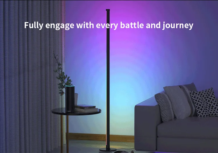Rgb Ic Corner Floor Lamp Led Smart Floor Lamp Compatible With Alexa ...