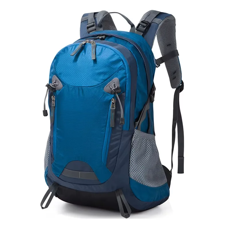 Wholesale 35L Custom Nylon Outdoor Camping Travel Backpack Waterproof Sports Leisure Computer Bag Zipper Closure Anti-Theft