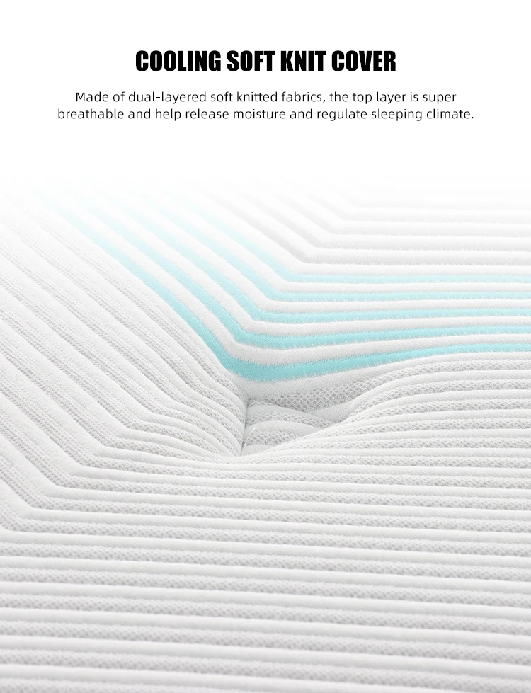 Manufacturer Gel Memory Foam Mattress Pocket Spring Mattress Hot