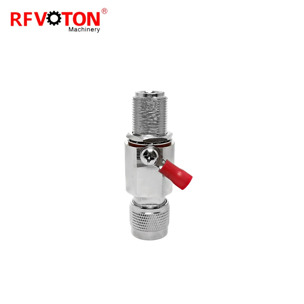 Factory DC-6Ghz N Male Plug Macho to n FemaleJack Bulkhead  Coaxial Lightning Arrester Gas Tube Discharge Surge Protector  6G