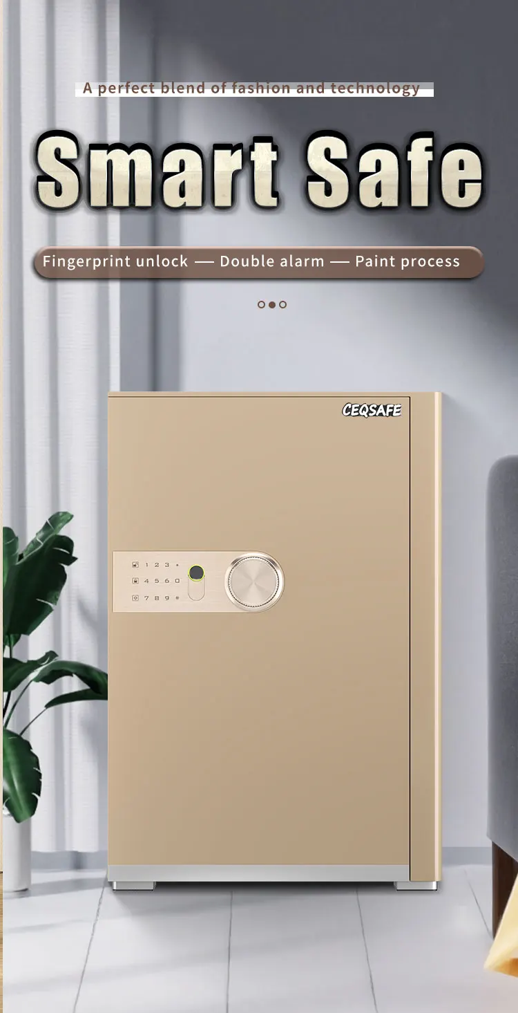 CEQSAFE High-End Anti-Theft Office Safe Small All-Steel Invisible Smart TUYA APP WIFI Safe Box supplier