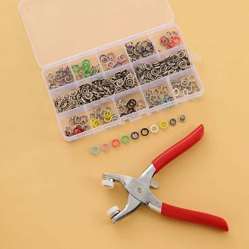 Clothes button installation tool baby clothes press button tool suit prong snap button sewing snap fastener