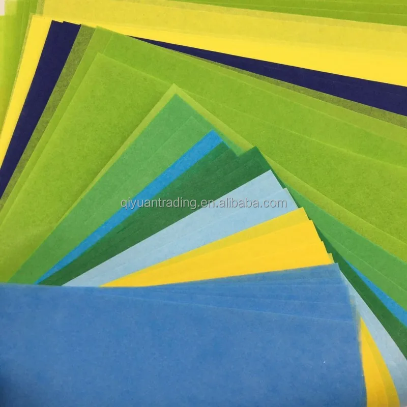 100Sheets A5 Gift Wrapping Paper Retro Multicolor Tissue Paper