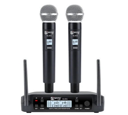 Diversity UHF Wireless Microphone GLXD4 with 100 Multi Frequencies