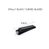 Small Black Curved