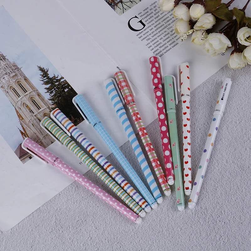 Lot de 10 stylos à encre gel SenRise fournitures scolaires 10 stylos colorés à encre gel mignon Kawaii fournitures scolaires 10 couleurs