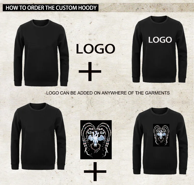 Толстовка с круглым вырезом на заказ, однотонный пуловер с круглым вырезом, толстовка с капюшоном, оптовая продажа