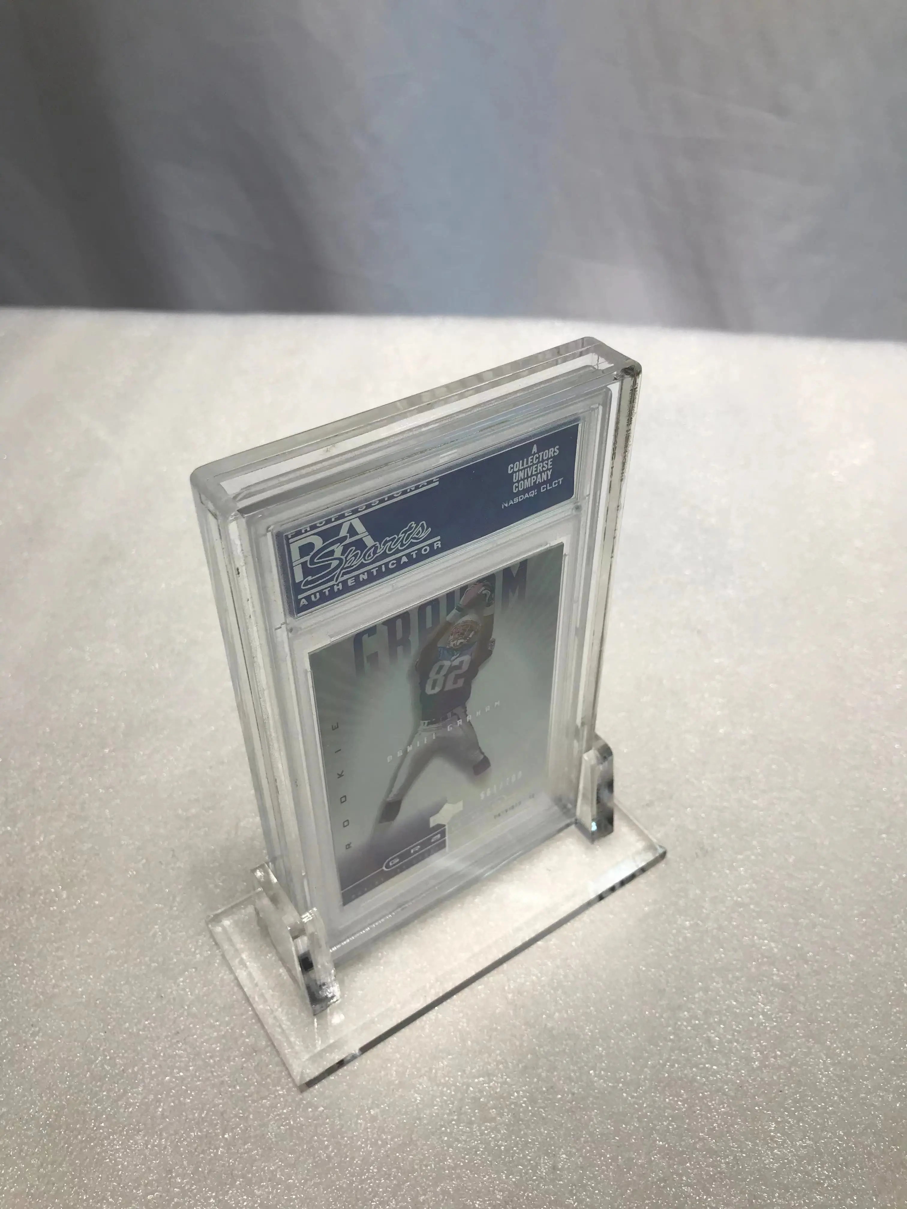 Iangel Perspex Stand Clear Acrylic Psa Graded Card Holder Card Slabs ...